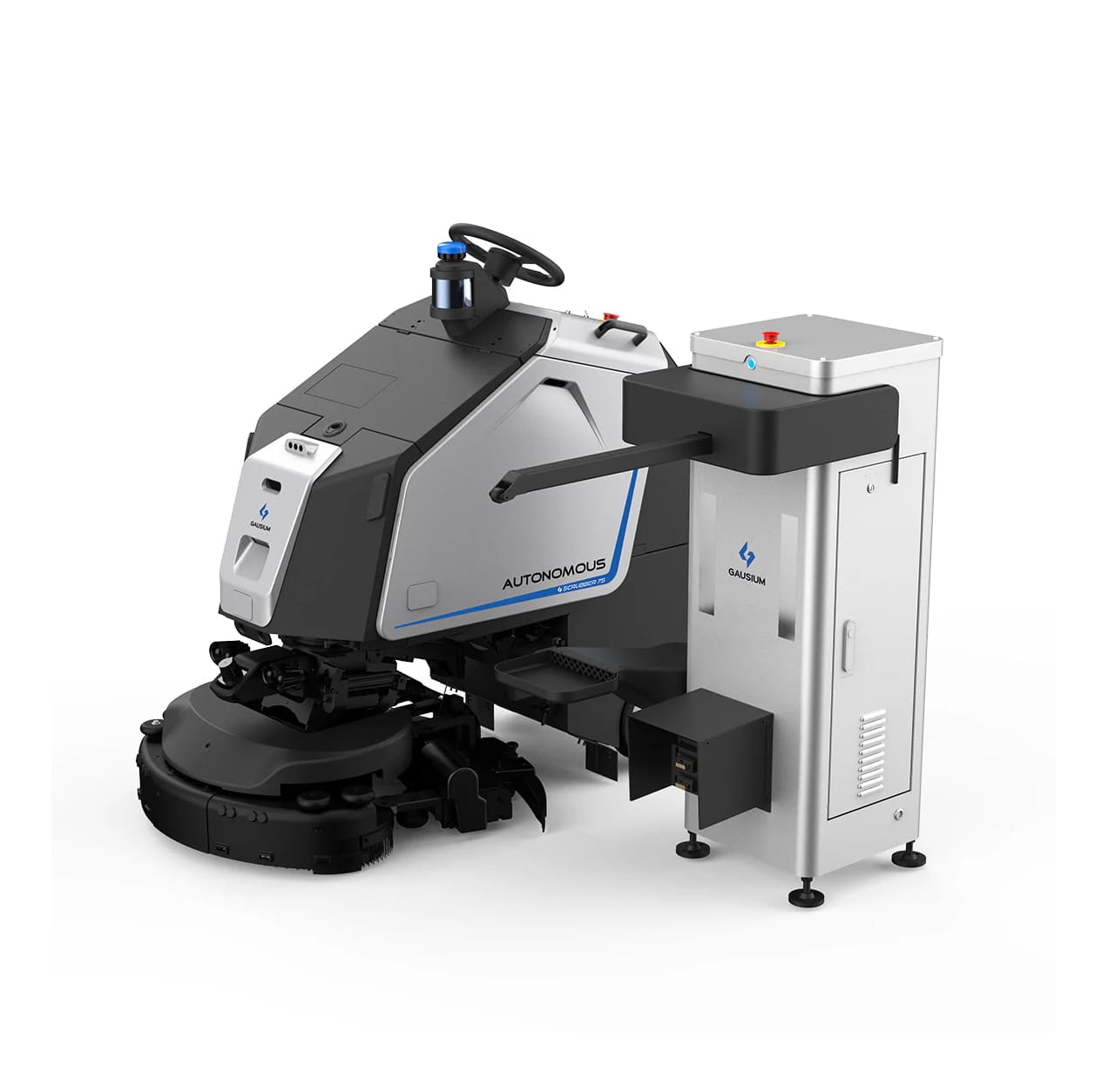 Gausium Scrubber 75 Industrieroboter – Einsatzansicht