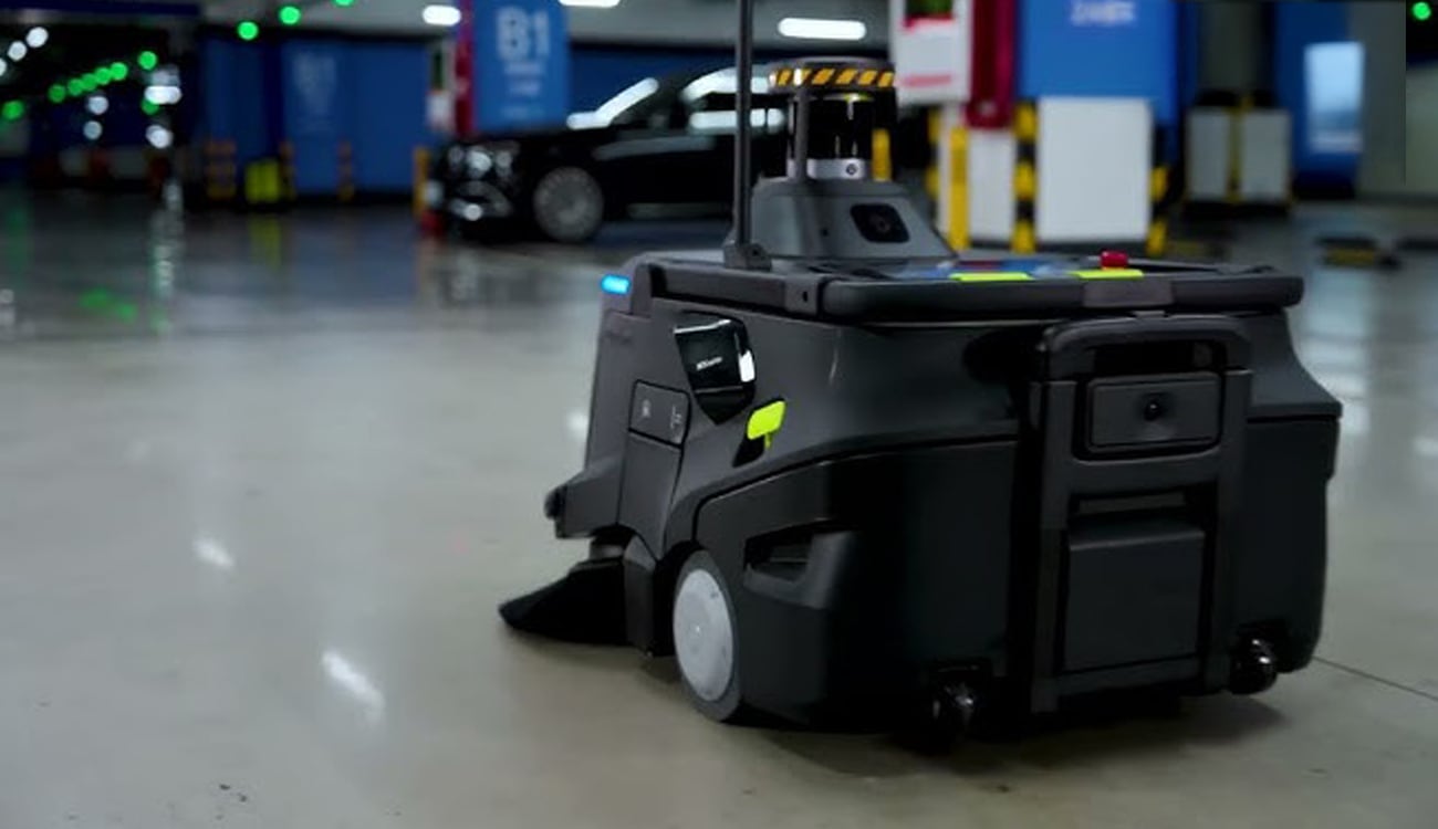 Pudu MT1 – Reinigungsroboter mit KI-Müllerkennung für große Flächen