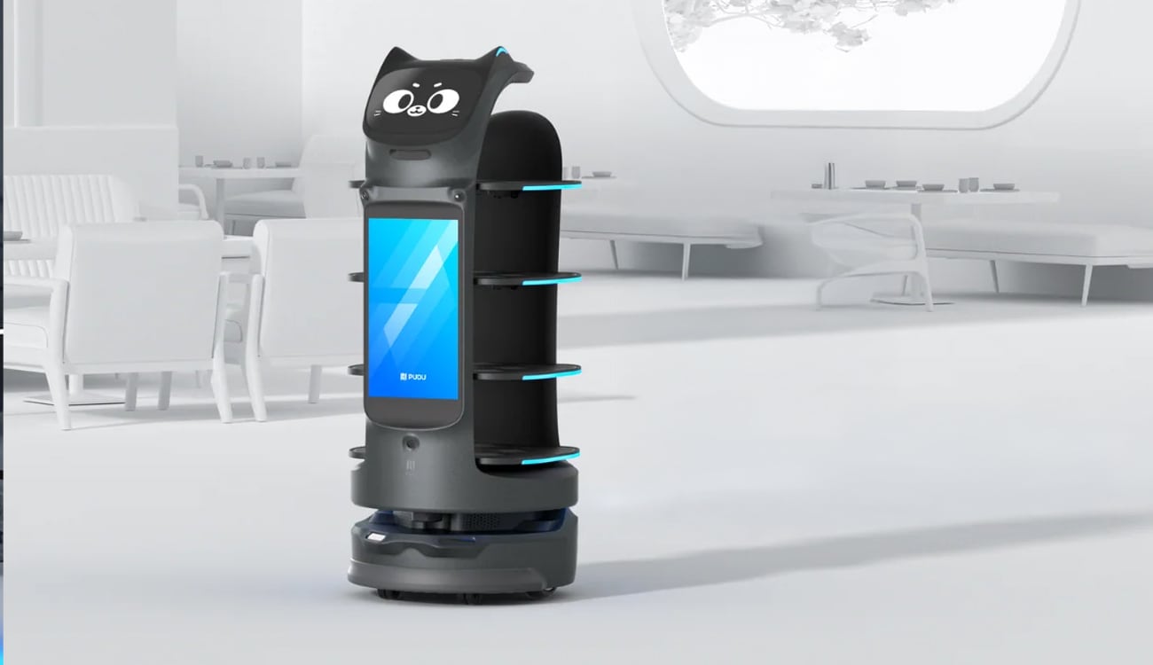 Pudu BellaBot Pro – Serviceroboter für Gastronomie und Retail mit Display-Option